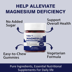 Gummies featuring magnesium glycinate, ashwagandha, and L-Theanine