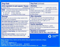 Claritin LiquiGels bottle pour illustrating simple, measured dosing.