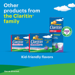 Travel-friendly Claritin RediTabs on a nightstand for quick relief