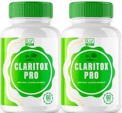 2 Pack Claritox Pro bottle front view
