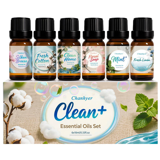 Clean Essential Oils Set — 6x10ml bottles