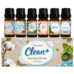 Clean Essential Oils Set — 6x10ml bottles