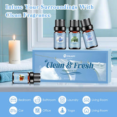 Gift-ready packaging for Clean Essential Oils Set