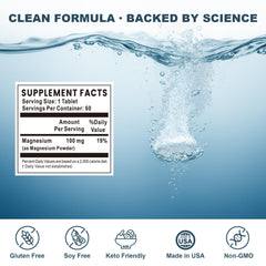 Clean formula featuring elemental magnesium and food-grade acids