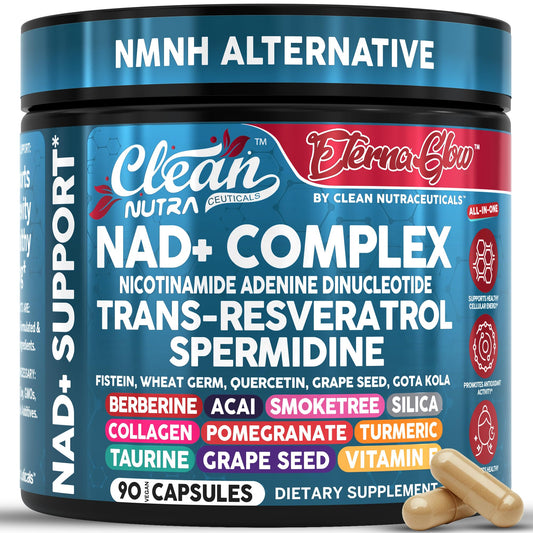 NAD+ liposomal resveratrol supplement bottle for women