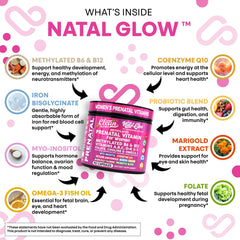 Clean Nutra prenatal vitamin bottle label showing 90 vegan capsules