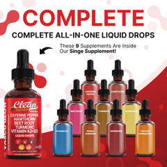 Vitamin D3 and K2 supplement liquid drops