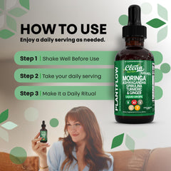 Product box and bottle on neutral background