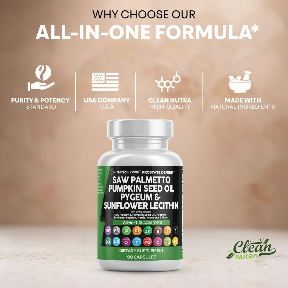 Ingredient close-up: Lecithin, Pygeum and Saw Palmetto