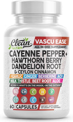 Vascu Ease Cayenne Pepper Capsules