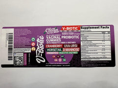 Daily-use gummy supplement for vaginal and urinary tract wellness