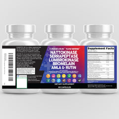 Daily serving guide card with dosage instructions