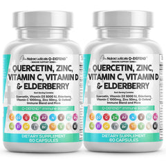 Front view of Clean Nutraceuticals immune support bottle