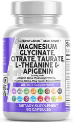 Hero image of Clean Nutraceuticals Mag Genin 60-count bottle