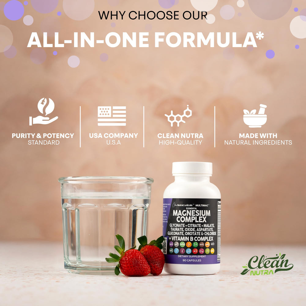 Magnesium Ootate form in Clean Nutraceuticals MultiMag