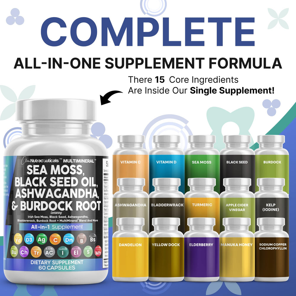 Clean Nutraceuticals two bottles side by side showcase convenient all-in-one supplement.