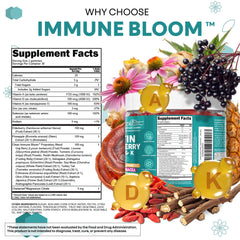Close-up of mixed berry lemonade immune gummies