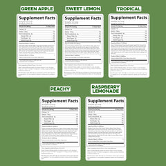 Clean Simple Eats Greens Variety 10 Pack Peachy flavor