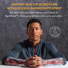 Supplement facts panel image for Pure Blood