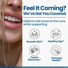 Vitamin C enriched formula for immune support and lip health.