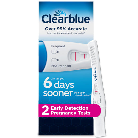 Clearblue Early Detection Pregnancy Test 2 Count front view