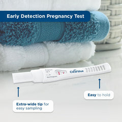 Two tests inside Clearblue 2-count packaging