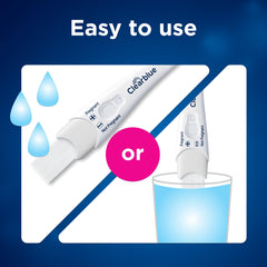 Image showing the 10 ovulation test sticks included in the kit