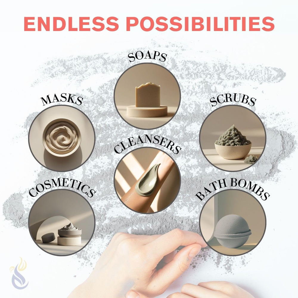 ClearLee clay powder can be used for scalp detox and hair routines.