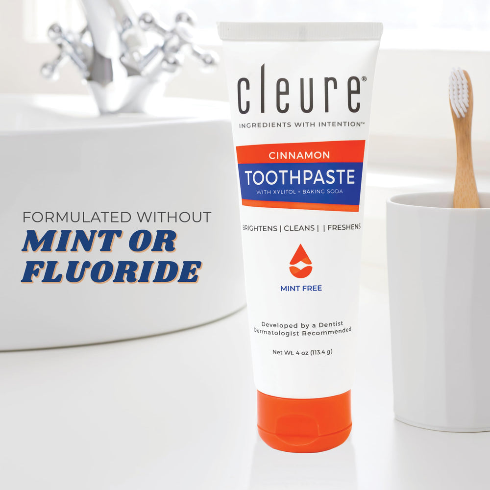 Ingredients list for Cleure Cinnamon Toothpaste