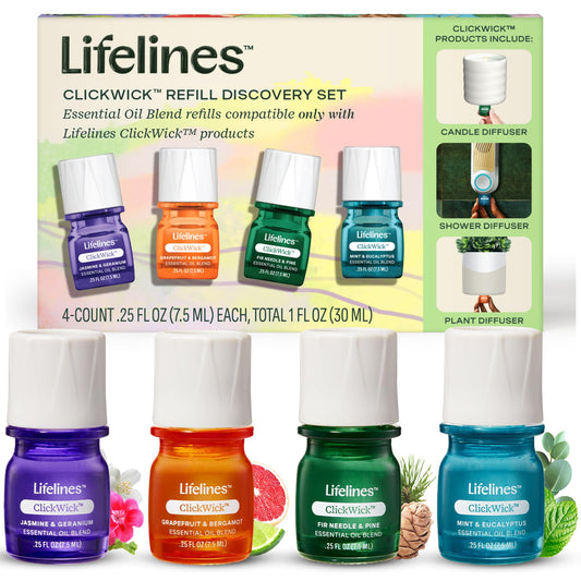 Lifelines ClickWick 4-Pack Discovery Set packaging
