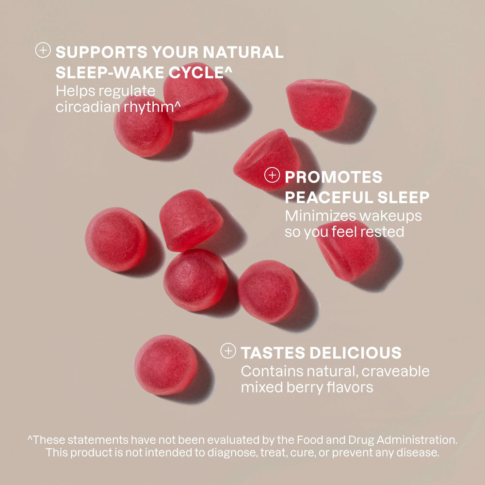 Cliganic Melatonin Gummies bottle with packaging