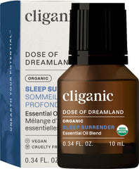 Cliganic Sleep Surrender Blend essential oil bottle