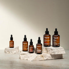 Relaxing bedtime scene with diffuser and Sleep Surrender Blend