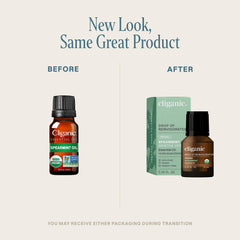Cliganic Spearmint essential oil 10ml bottle close-up
