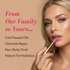 Clinexil Lushlips non-toxic cruelty-free badge indicator