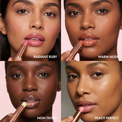 Clinexil Lushlips smooth glide texture on lips in action