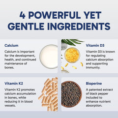 Supplement facts panel for Clinical Effects K2 + D3