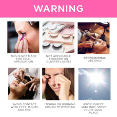 CLIONE PRIME lash extension glue black adhesive—bold bond for seamless lashes