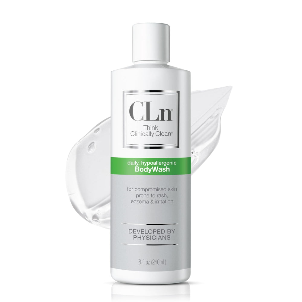 CLn BodyWash 8oz bottle for gentle daily cleansing on sensitive skin