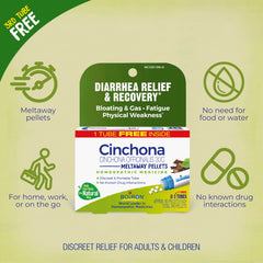 Close-up of meltaway Cinchona pellets