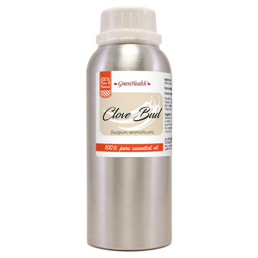 Clove Bud Essential Oil in 8 oz aluminum bottle