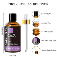 Clove essential oil used for candle and soap making