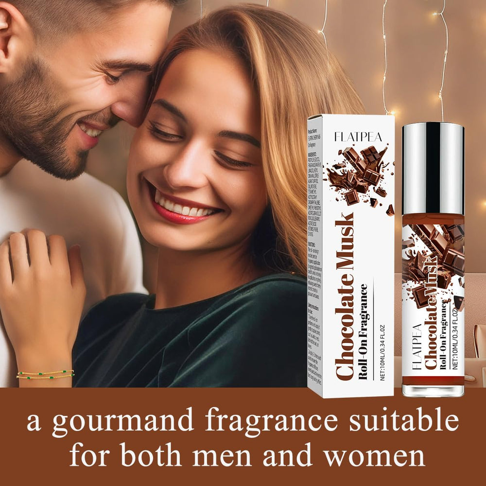 CLQFDT Chocolate Musk Roll-On packaging, gift-ready and elegant