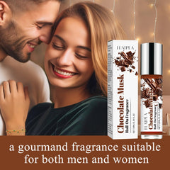 CLQFDT Chocolate Musk Roll-On packaging, gift-ready and elegant