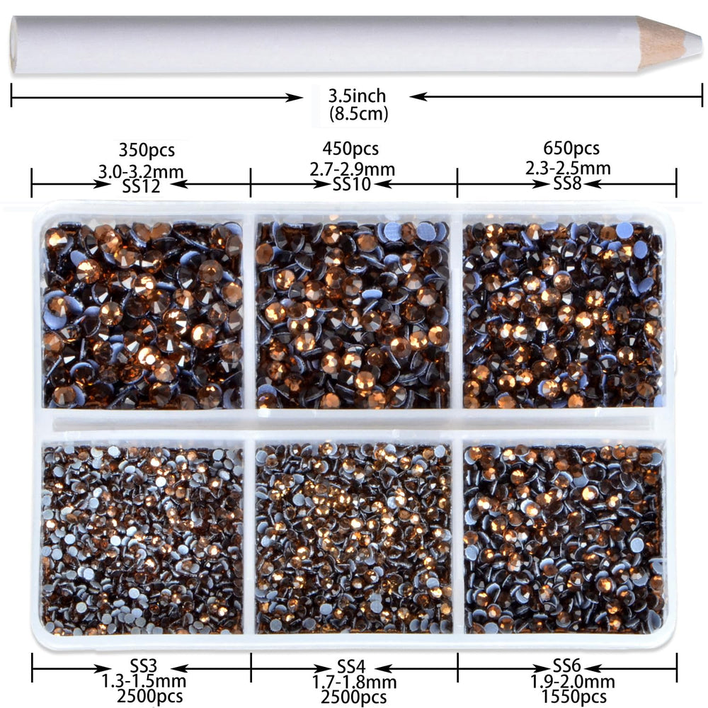 CMBYN grid-pack shows six sizes for easy sorting and precise placement.