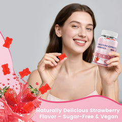 Calcium citrate 1000mg information graphic for CMEDSTAR gummies
