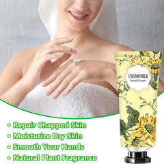 CMWGKBC fragrance selection includes lavender, chamomile, and rose scents.