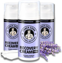 Coach Soak bath soak pairing image suggesting a comforting post-workout ritual.