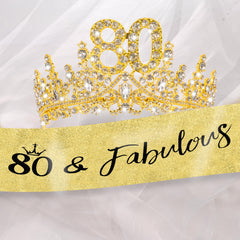 COCIDE crystal tiara close-up highlighting rhinestones for an elegant party look.