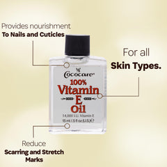 Vitamin E oil providing deep moisture to the skin